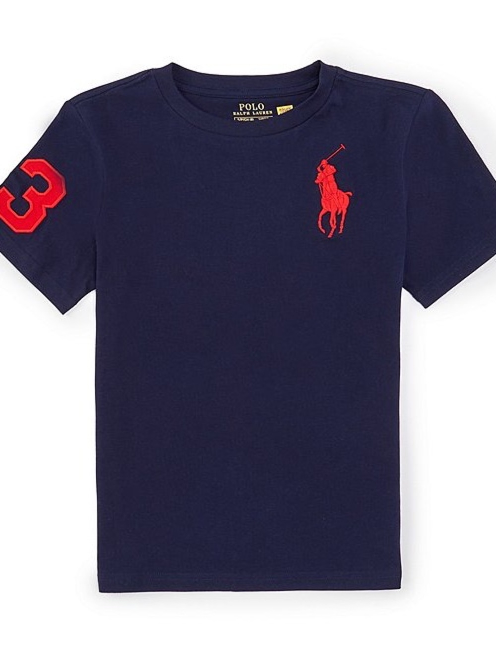 Polo Ralph Lauren Boys Short Sleeve Big Pony Jersey T-Shirt size 7